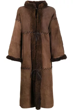 Dior 1980s sheepskin midi coat