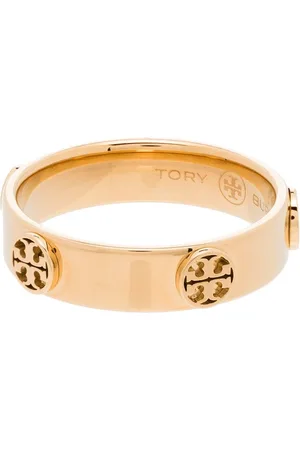 Tory Burch Multi-logo band ring