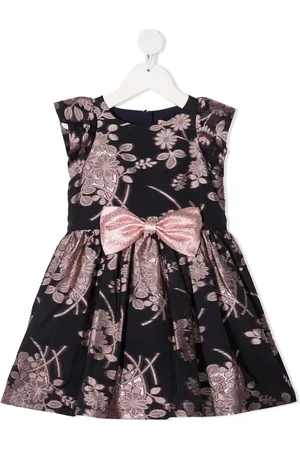 HUCKLEBONES LONDON Floral-jacquard sleeveless dress