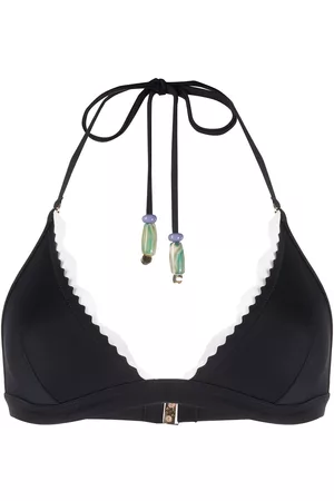 Stella McCartney Striped detail one-piece