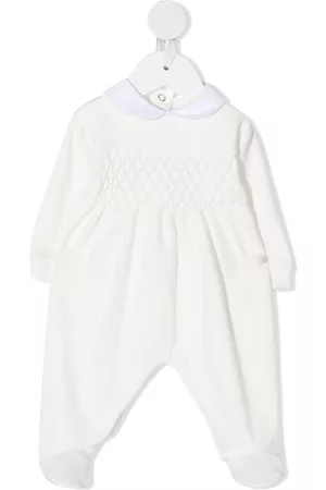 SIOLA Honeycomb-stitch embellished one-piece