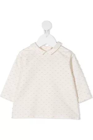 LA STUPENDERIA Textured stitched cotton sweatshirt