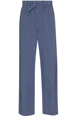 Tekla Verneuil stripe-pattern pajama bottoms