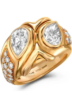 Bvlgari 1980s 18kt yellow Present Day Bvlgari diamond ring