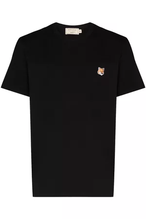 Maison Kitsuné Embroidered fox head T-shirt