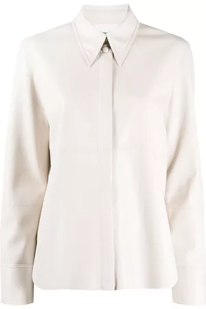 Nanushka Naum vegan leather shirt