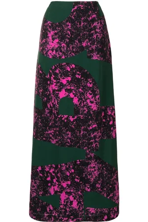 Colville Abstract print long skirt