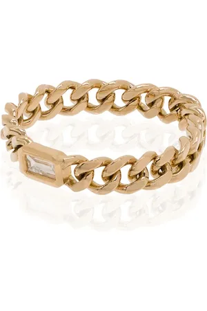 Shay 18kt yellow diamond chain-link ring