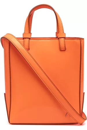 The Attico Open-top leather tote bag