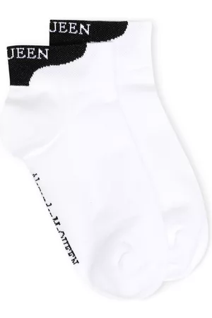 Alexander McQueen Logo-embroidered socks