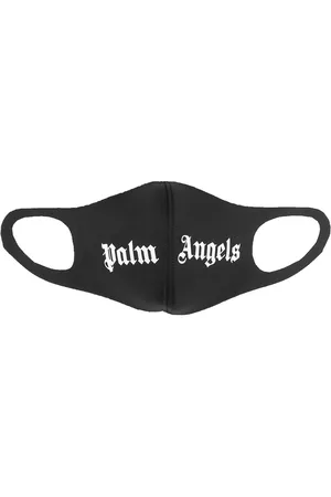 Palm Angels Logo print face mask