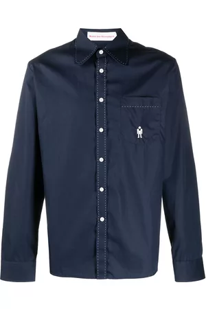 WALTER VAN BEIRENDONCK Round embroidery shirt