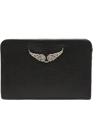 Zadig & Voltaire Pebbled leather card holder