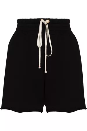 Les Tien Drawstring cotton shorts