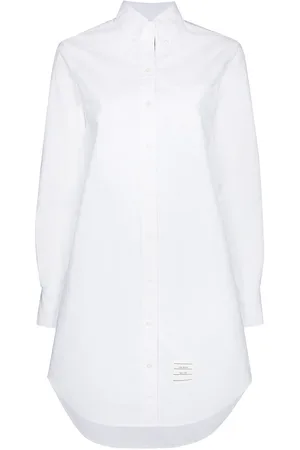 Thom Browne RWB-stripe mini shirtdress