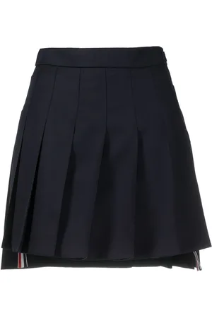 Thom Browne Dropped back mini pleated skirt