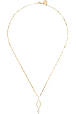 Simone Rocha Pearl-embellished 0 letter necklace