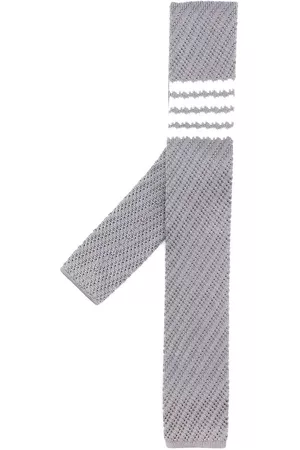 Thom Browne 4-Bar knitted silk tie