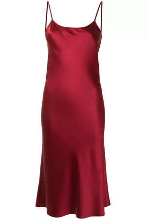 Voz Midi silk slip dress