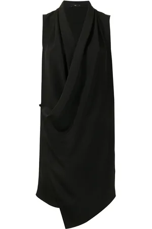 Voz Draped sleeveless mini dress