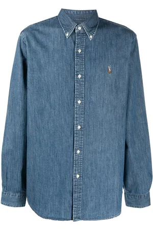 Ralph Lauren Signature Polo Pony motif denim shirt