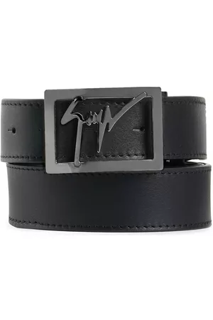 Giuseppe Zanotti Square logo buckle belt