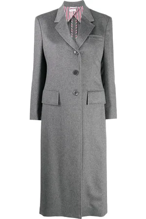 Thom Browne Wide lapel cashmere overcoat