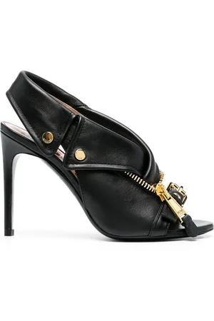 Moschino Zip-detail stiletto sandals