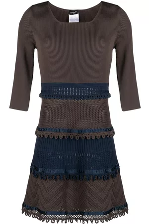 CHANEL 2006 crochet knitted dress