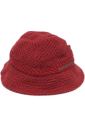 Marine Serre Logo-plaque bucket hat