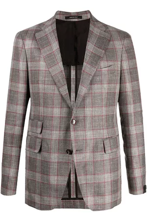 TAGLIATORE Check print jacket