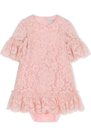 Dolce & Gabbana Lace-overlay midi dress