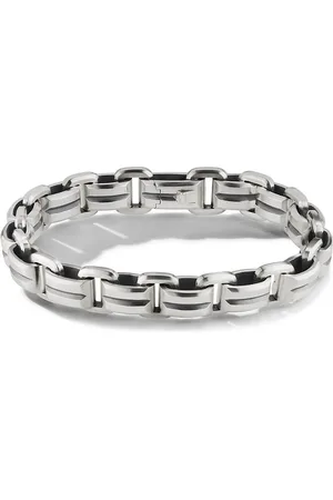 David Yurman St. Christopher Woven Sterling Silver Bracelet in