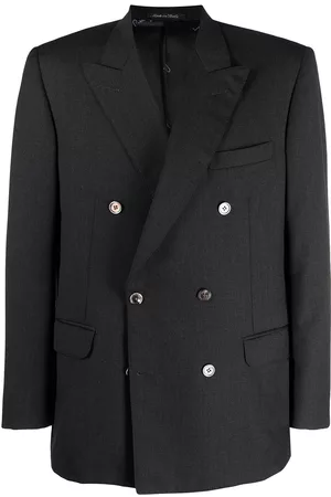Pierre Cardin 1980s peak lapels double-breasted blazer