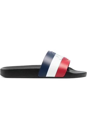 Moncler Basile tricolour slides