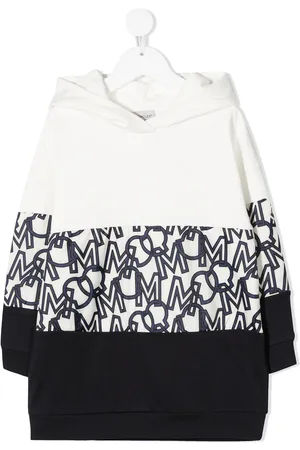 Moncler Monogram-panel hooded dress