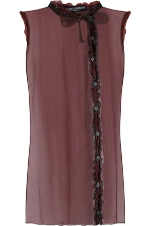 Dolce & Gabbana 2000s sheer sleeveless top
