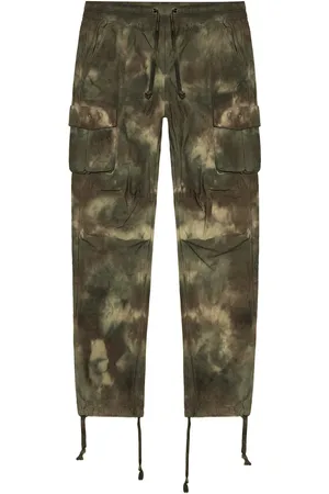 JOHN ELLIOTT Camouflage tie-dye cargo pants