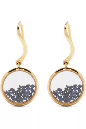 Aurélie Bidermann 18kt yellow sapphire Chivor drop earrings