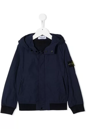 Stone Island Logo patch bomber jacket