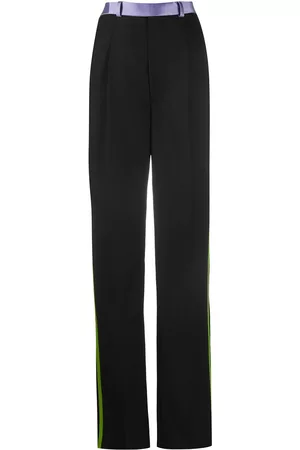 Haider Ackermann Bondi stripe detail trousers