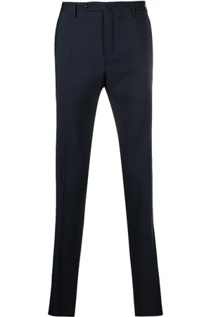 Incotex Slim-cut virgin wool trousers