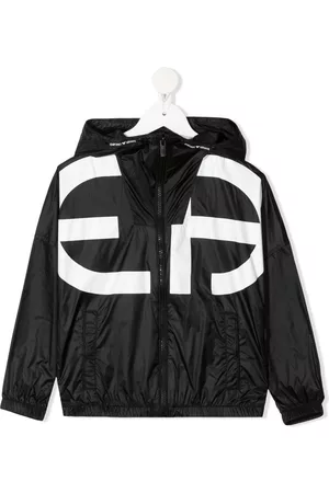 Emporio Armani Logo-print hooded jacket