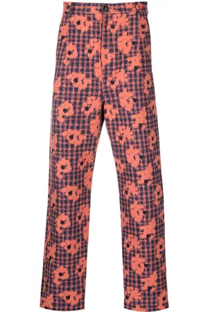 HENRIK VIBSKOV Floral-print slim-cut trousers