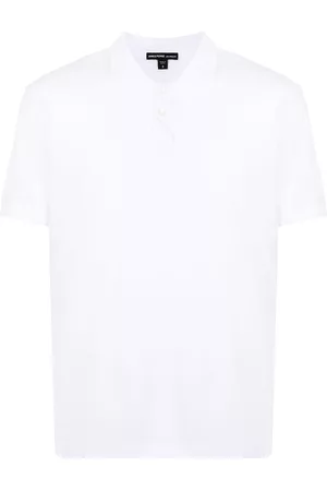 James Perse Men Polo Shirts - Luxe Lotus jersey polo shirt