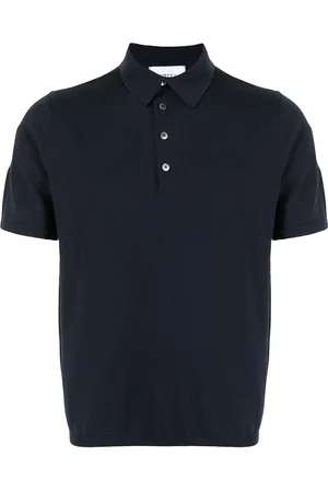 Ports V V print polo shirt