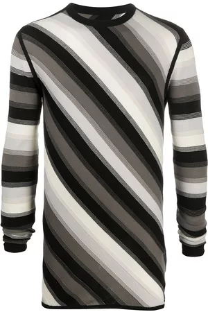 Rick Owens Diagonal stripe sweater
