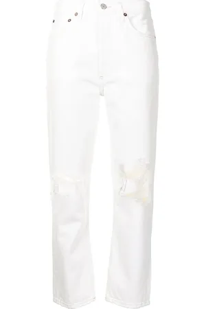 AGOLDE Riley cropped straight-leg jeans