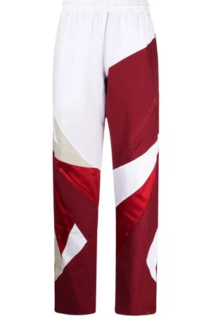 Reebok Colour-block cotton track pants