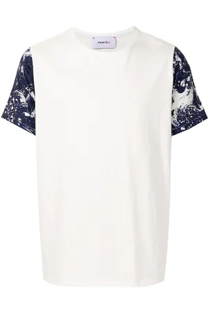 Ports V Paint-splatter short-sleeved T-shirt